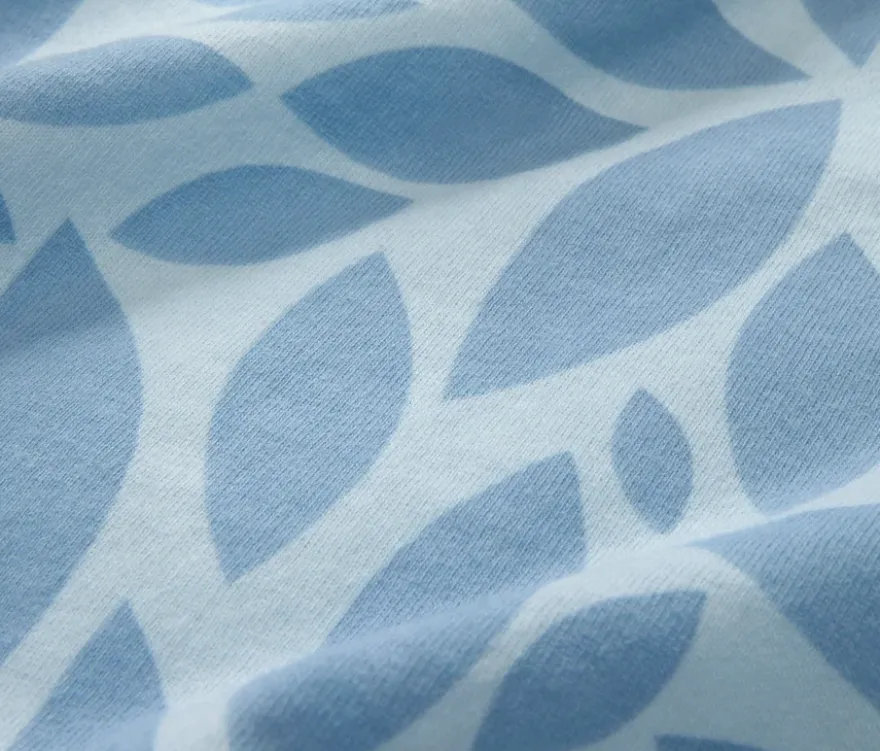Winterjersey-Bettwäsche, hellblau, Normalgröße