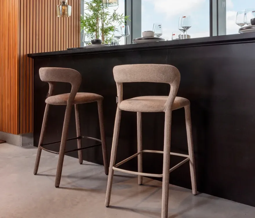 WOOOD Barhocker »Noble«, sand