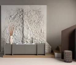WOOOD Beistelltisch »Axu«, Keramik, grau-blau