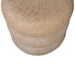 WOOOD Beistelltisch, rund, beige