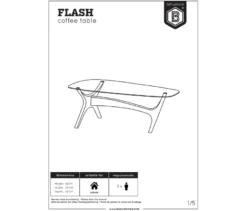 WOOOD Couchtisch »Flash«, walnussfarben