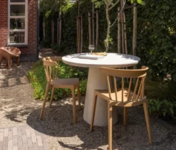 WOOOD 2 Gartenstühle, karamell