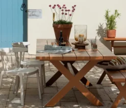 WOOOD 2 Gartenstühle, weiß