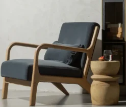 WOOOD Hocker »Bikkel«, Holz naturfarben