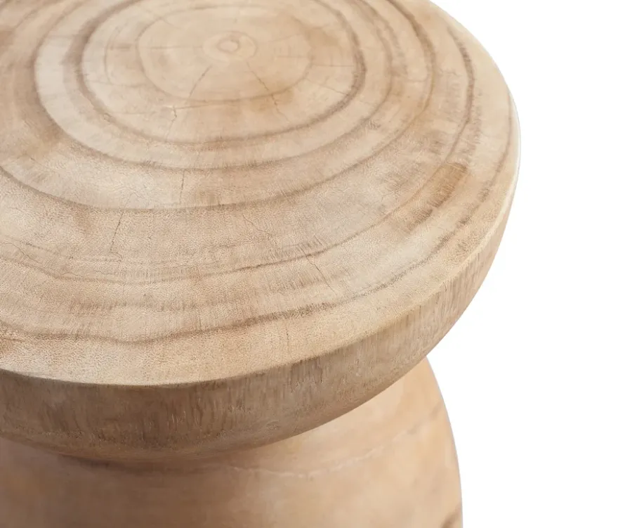 WOOOD Hocker »Bink«, Holz naturfarben