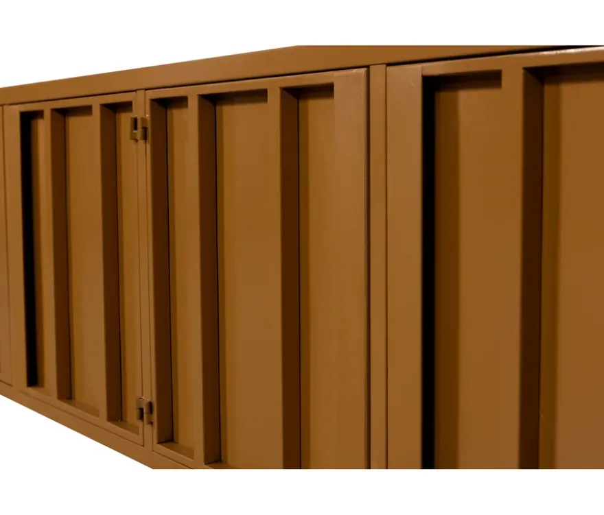 WOOOD Metall-TV-Schrank »Level«, honiggelb