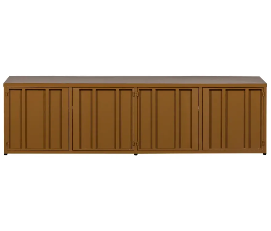 WOOOD Metall-TV-Schrank »Level«, honiggelb