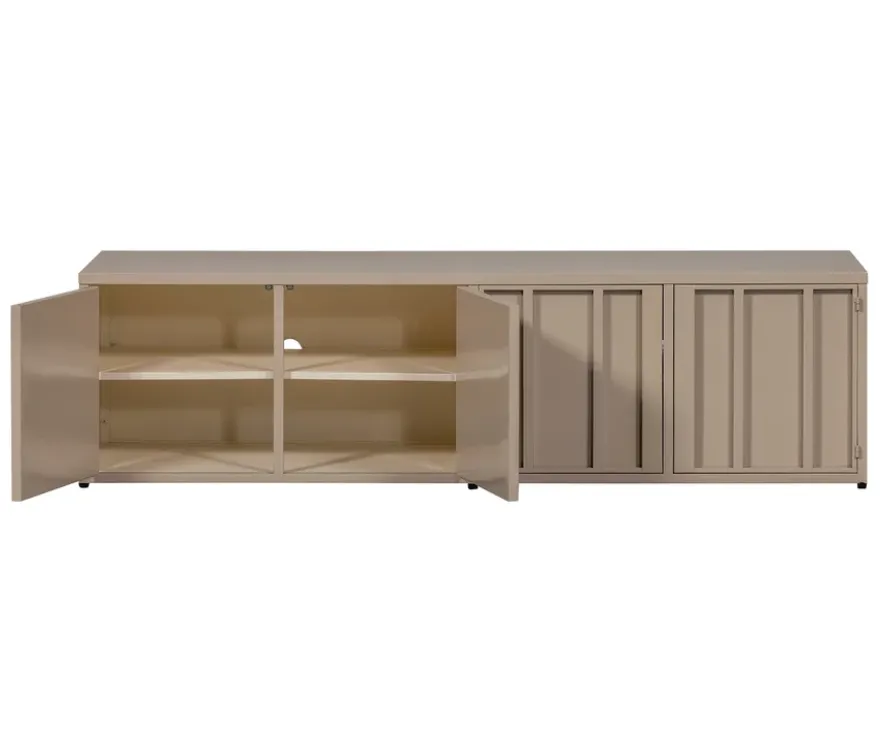 WOOOD Metall-TV-Schrank »Level«, sand