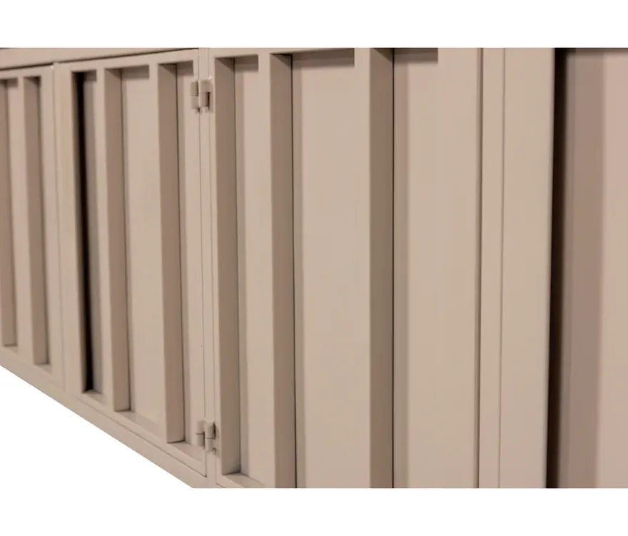 WOOOD Metall-TV-Schrank »Level«, sand