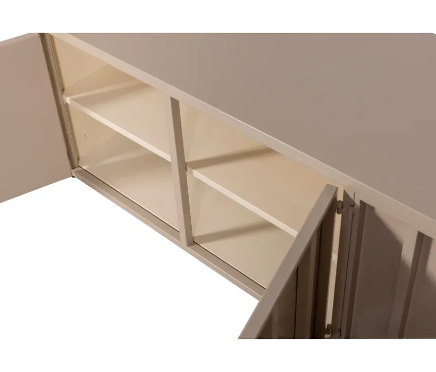 WOOOD Metall-TV-Schrank »Level«, sand