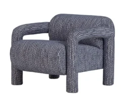 WOOOD Sessel »Lenny«, grau-blau