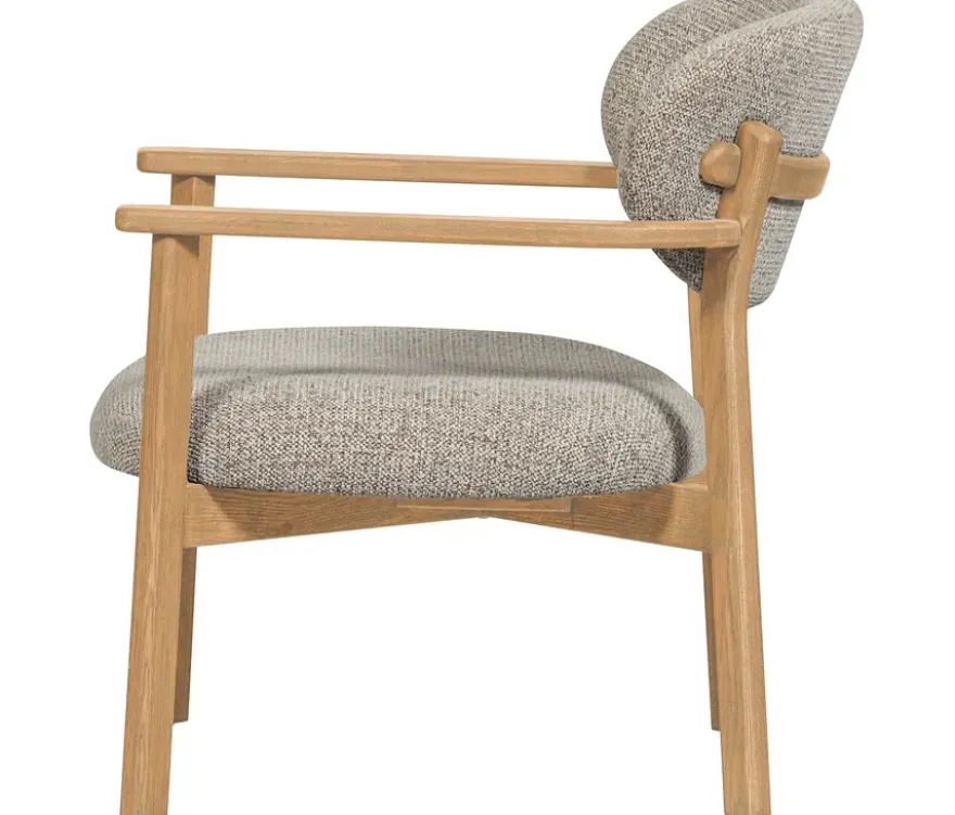 WOOOD Sessel »Udar« mit Holzrahmen, naturfarben