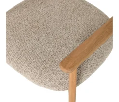 WOOOD Sessel »Udar« mit Holzrahmen, naturfarben