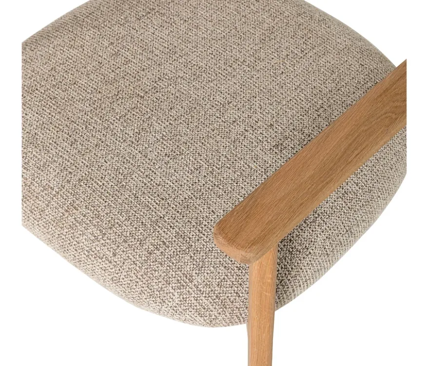 WOOOD Sessel »Udar« mit Holzrahmen, naturfarben