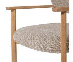WOOOD Sessel »Udar« mit Holzrahmen, naturfarben