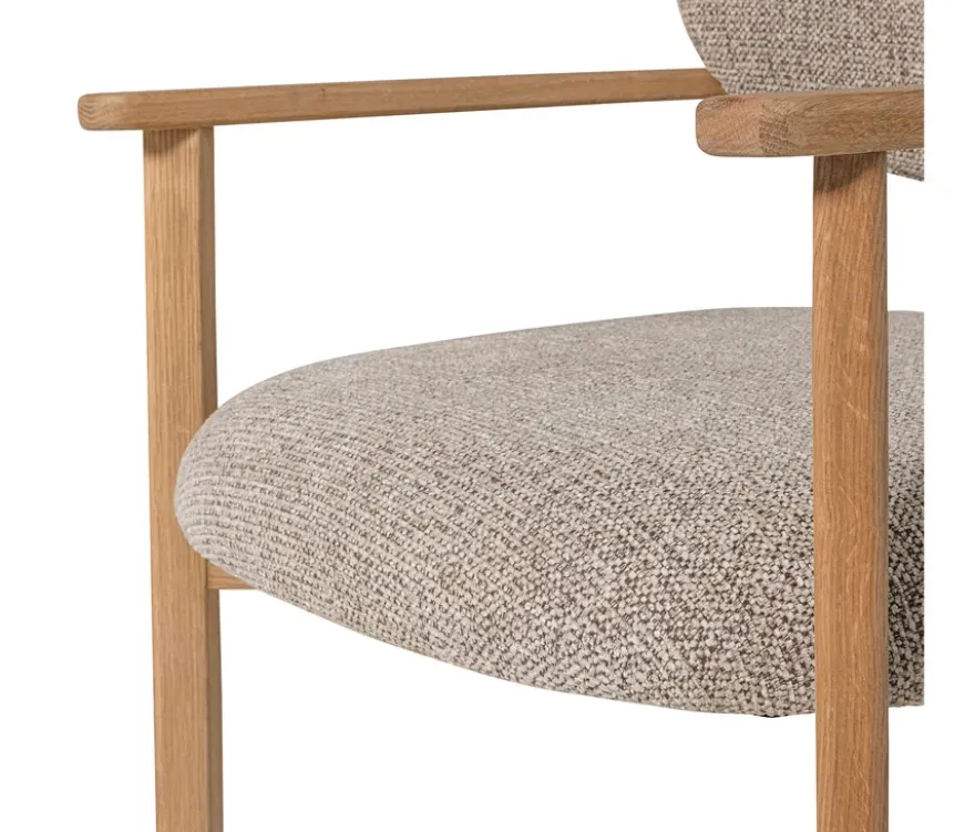 WOOOD Sessel »Udar« mit Holzrahmen, naturfarben