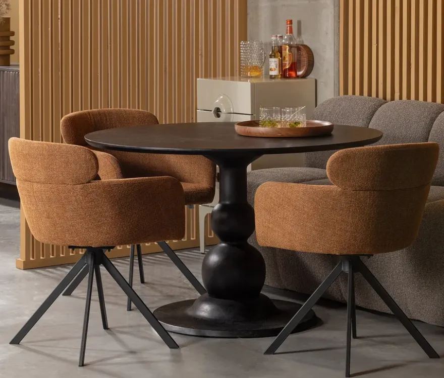 WOOOD Stühle »Fenne«, 2er-Set, ginger