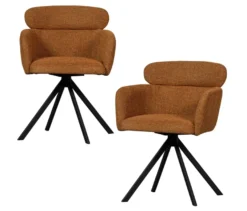 WOOOD Stühle »Fenne«, 2er-Set, ginger