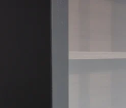 WOOOD Vitrine »James« aus Kiefernholz, schwarz