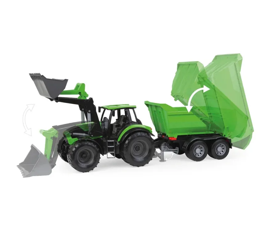WORXX Traktor Deutz-Fahr »Agrotron« mit Anhänger