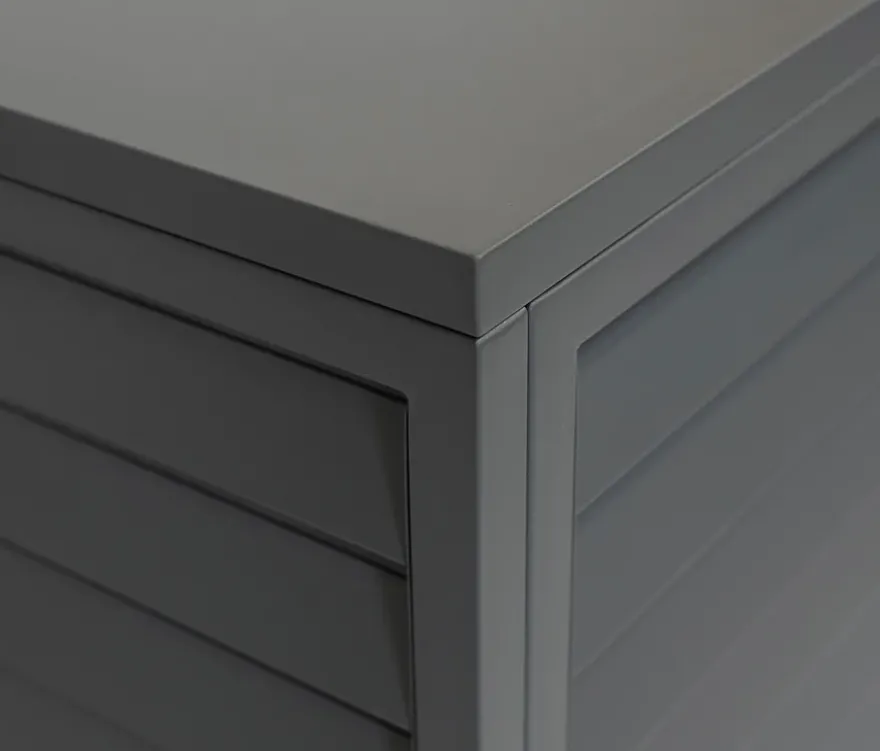 Wärmepumpenabdeckung, ca. 100 cm, anthrazit