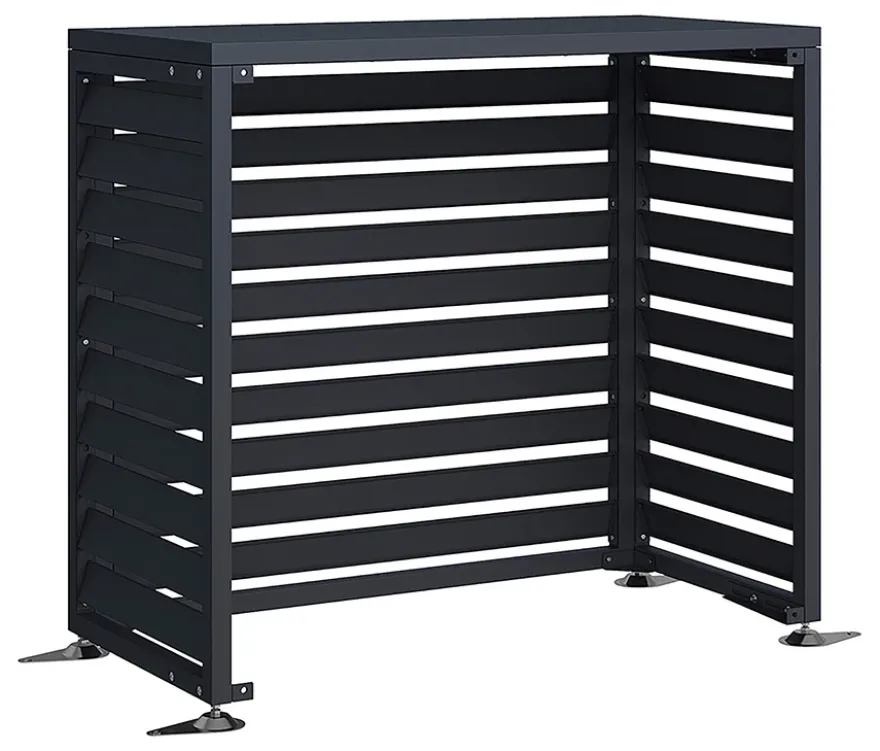 Wärmepumpenabdeckung, ca. 100 cm, anthrazit