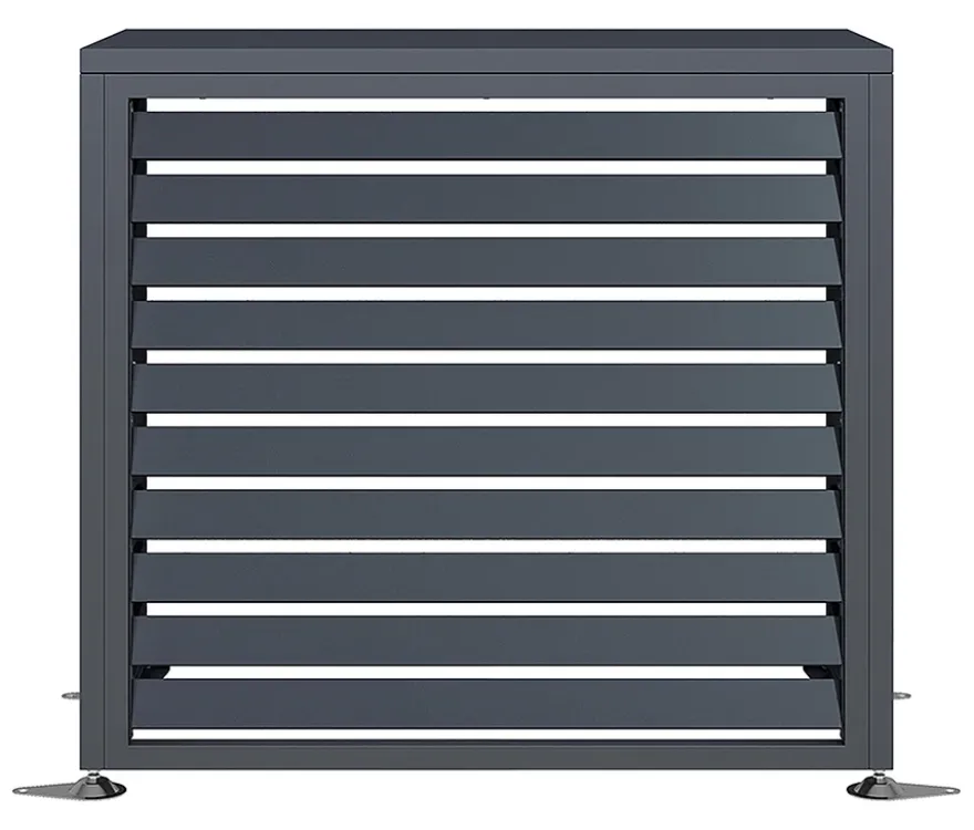 Wärmepumpenabdeckung, ca. 100 cm, anthrazit