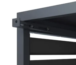 Wärmepumpenabdeckung, ca. 140 cm, Holzoptik