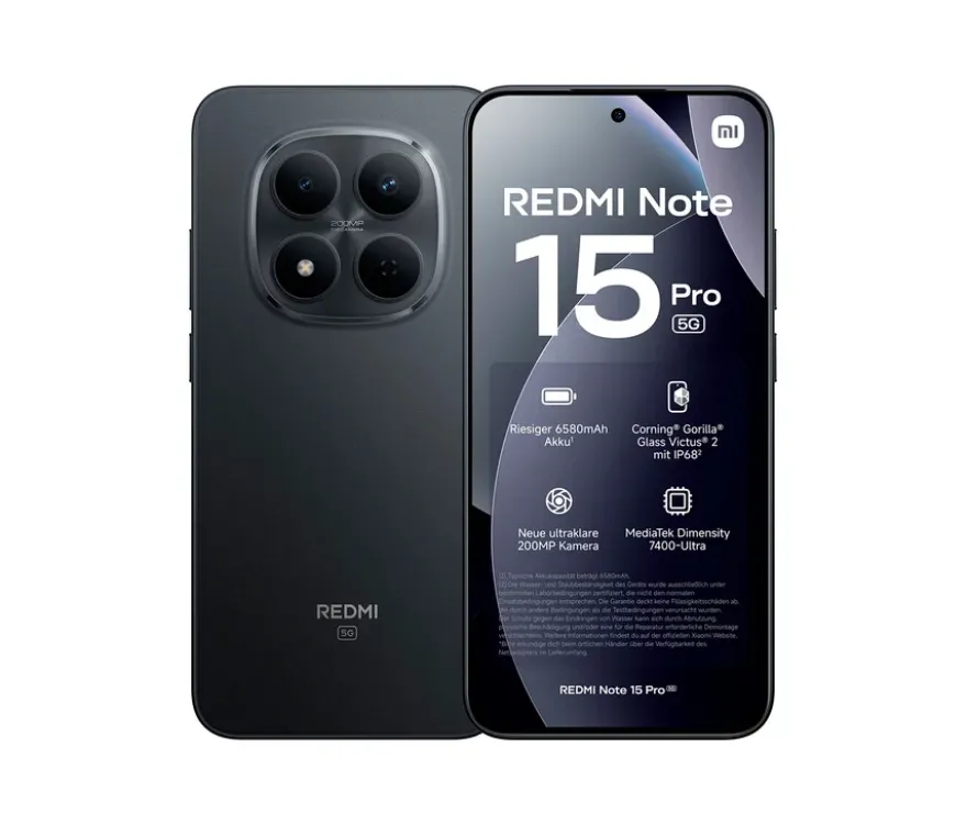 Xiaomi Redmi Note 15 Pro 5G 256 GB Black