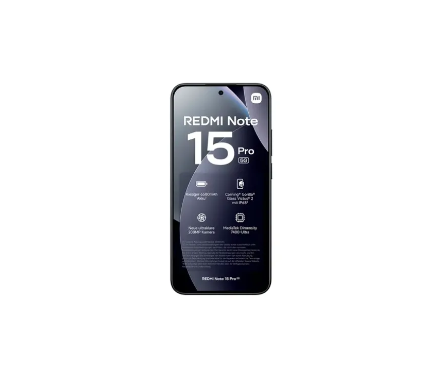 Xiaomi Redmi Note 15 Pro 5G 256 GB Black