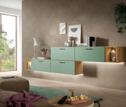 xonox Wohnkombination »Only« inkl. Beleuchtung, small, grün