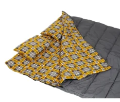 XXL-Doppelschlafsack mit integrierten Kissen
