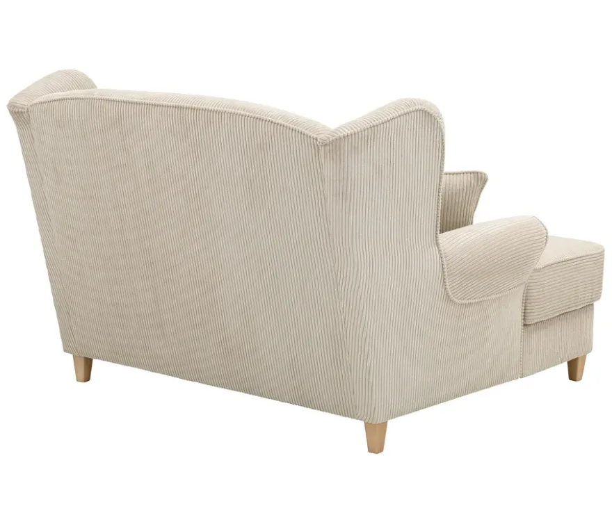 XXL-Ohrensessel »Harvard« in Cordstoff, beige