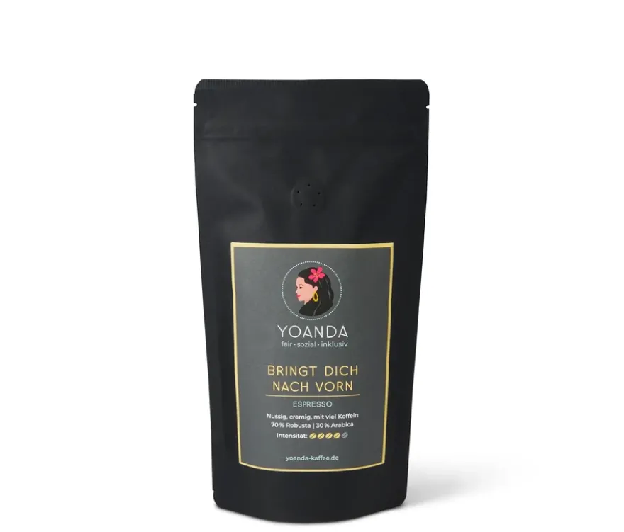 Yoanda - Bringt Dich nach vorn Espresso - 250 g Ganze Bohne