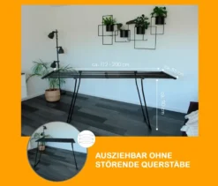 Yoursol Teleskop-Wäscheständer, schwarz