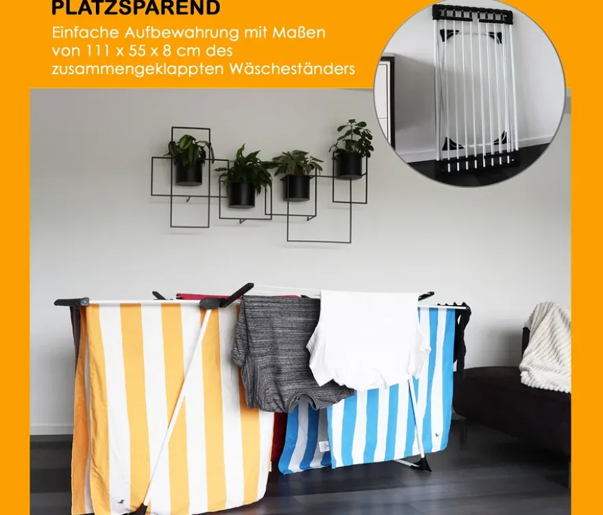 Yoursol Teleskop-Wäscheständer Ultra, weiß