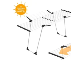 Yoursol Teleskop-Wäscheständer Ultra, weiß