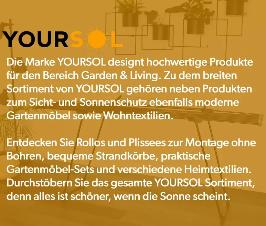 Yoursol Teleskop-Wäscheständer, weiß