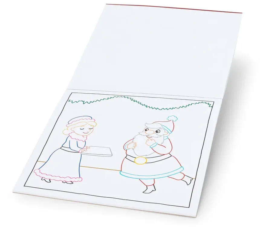 Zauberpapier-Malbuch »Fröhliche Weihnachten«