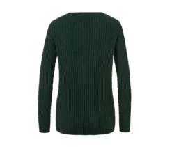 Zopfstrickpullover, grün
