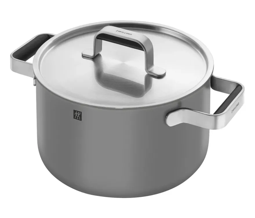 ZWILLING PURE Edelstahl-Kochgeschirr-Set, 5-teilig, grau