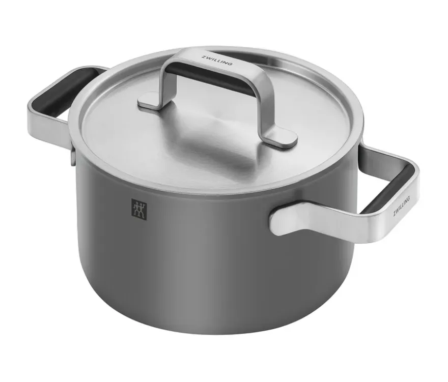 ZWILLING PURE Edelstahl-Kochgeschirr-Set, 5-teilig, grau