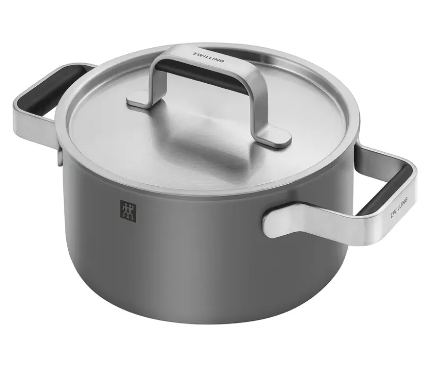 ZWILLING PURE Edelstahl-Kochgeschirr-Set, 5-teilig, grau